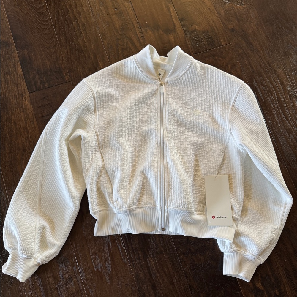 Lululemon Textured bomber jacket